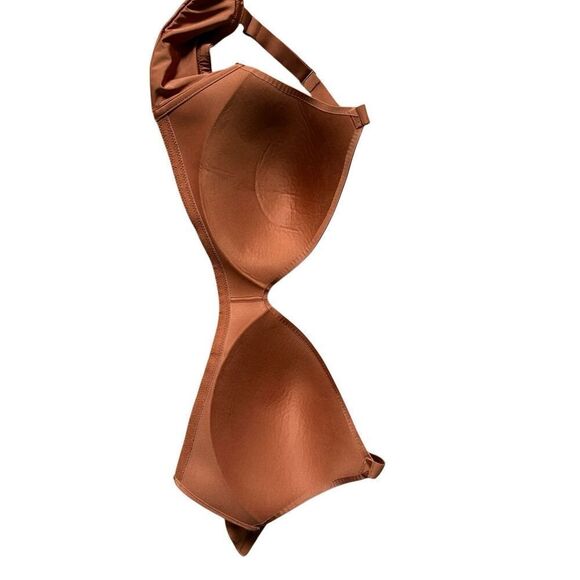 SKIMS wireless form Plunge bra size 44C Bronze Brown - Picture 5 of 7
